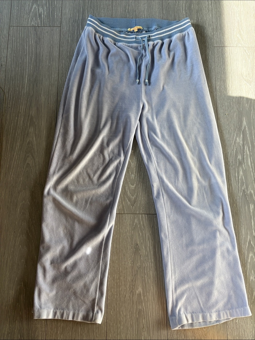 Y2K Light Blue velour Lounge Pants